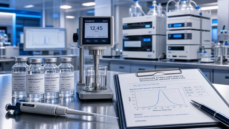 Sodium hyaluronate molecular weight testing and quality verification